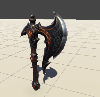 【無料3Dモデル】黒炎斧ヴァルガリオン