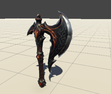 【無料3Dモデル】黒炎斧ヴァルガリオン