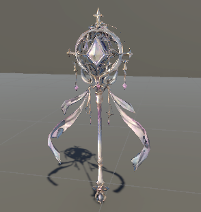【3Dモデル】魔法少女風ファンタジー装備セット「星環のプリズムレガリア」 - 画像 (6)