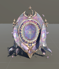 【3Dモデル】魔法少女風ファンタジー装備セット「星環のプリズムレガリア」 - 画像 (4)