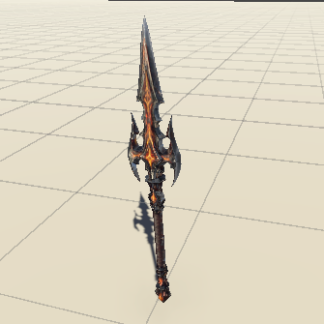 【無料3Dモデル】焔槍ヴァルグレイム